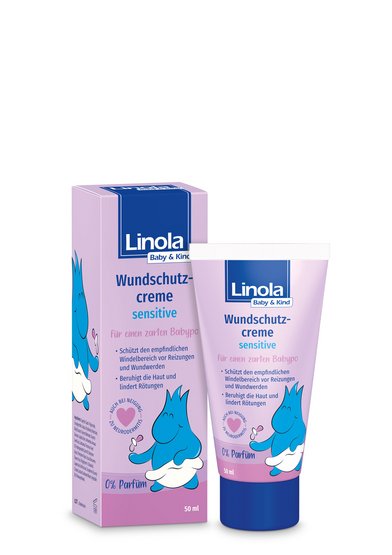 Linola Baby & Kind Wundschutzcreme – Windelcreme für eine babyzarte Haut