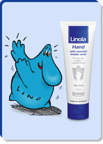 LINOLA Hand Lotion - Fast-absorbing & caring