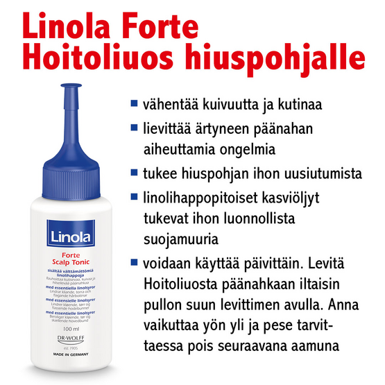 Linola Forte Hoitoliuos hiuspohjalle
