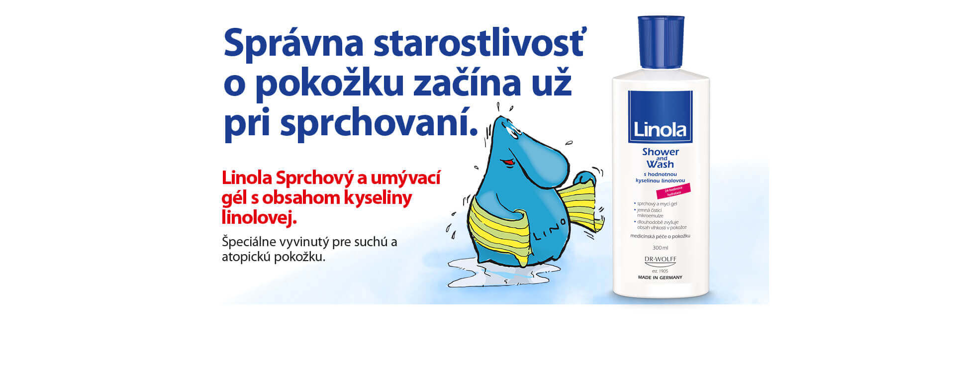 Linola pomôže pri veľmi suchej, popraskanej alebo šupinatej pokožke.