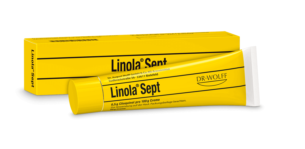 Linola Sept: bei abgeschürfter, entzündeter o. eitriger Haut